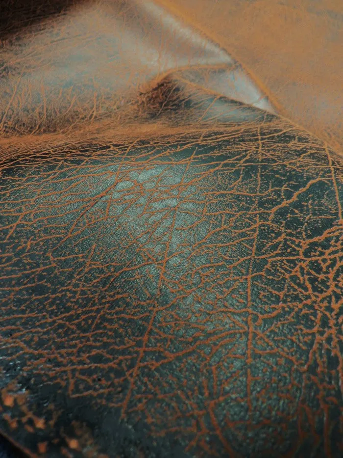 Copper Distressed Velvet Flocking Vinyl / 30 Yard Roll