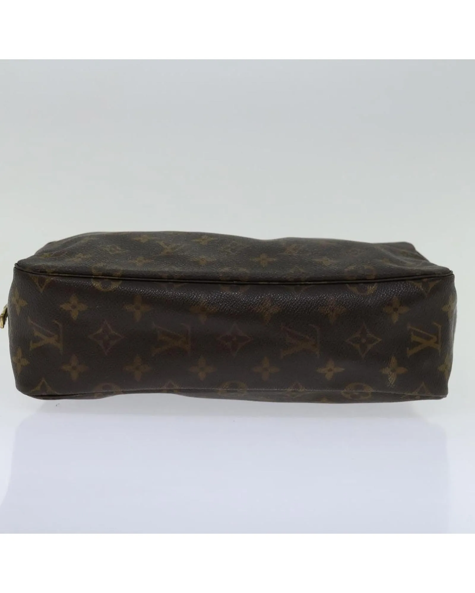 Monogram Canvas Clutch Bag with Accessories and Storage Smell